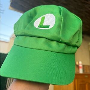 Luigi costume hat Adult size
